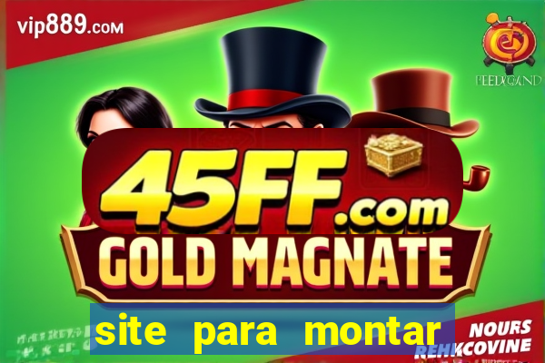 site para montar time de futebol